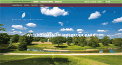 Desktop Screenshot of muskauer-park.de