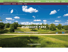 Tablet Screenshot of muskauer-park.de
